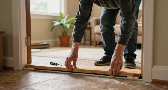 Adding a Threshold Ramp to a Doorway