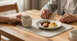 Nonslip Plates, Cups, and Mats for Mealtime