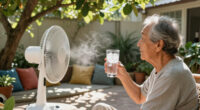 Keeping Cool Outdoors: Fans, Shade, and Hydration