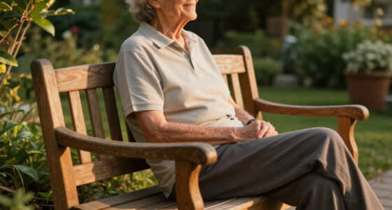 Outdoor Seating With Armrests and Support
