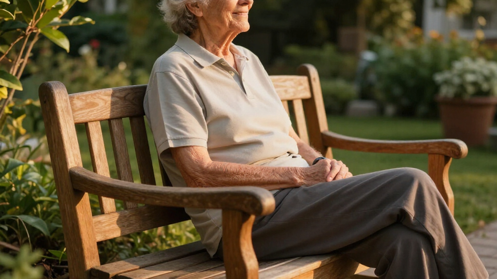 Outdoor Seating With Armrests and Support
