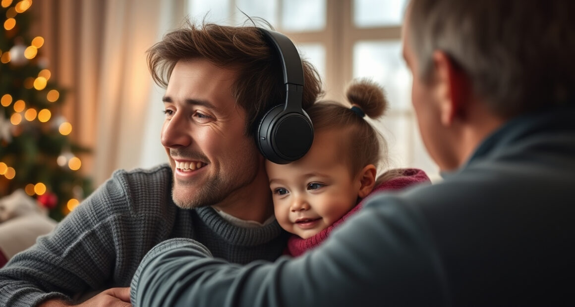 A Holiday Evening Out with Bone Conduction Headphones